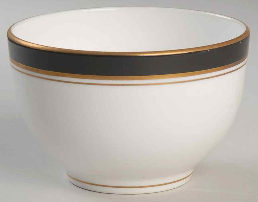 Royal Worcester Howard Black  Open Sugar Bowl 637087