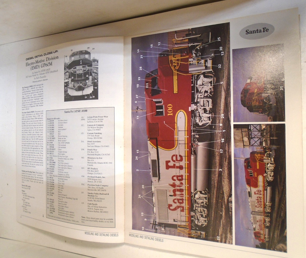 MODELING AND DETAILING DIESELS - 88 PAGE BOOK