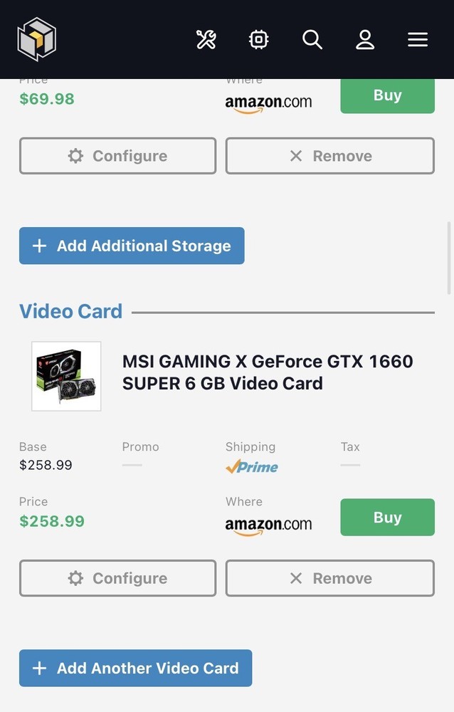 Gaming PC (fully assembled and with some RGB components)