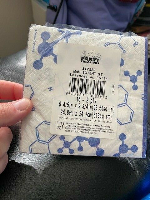 Mad Scientist Beverage Napkins (16) New!!!