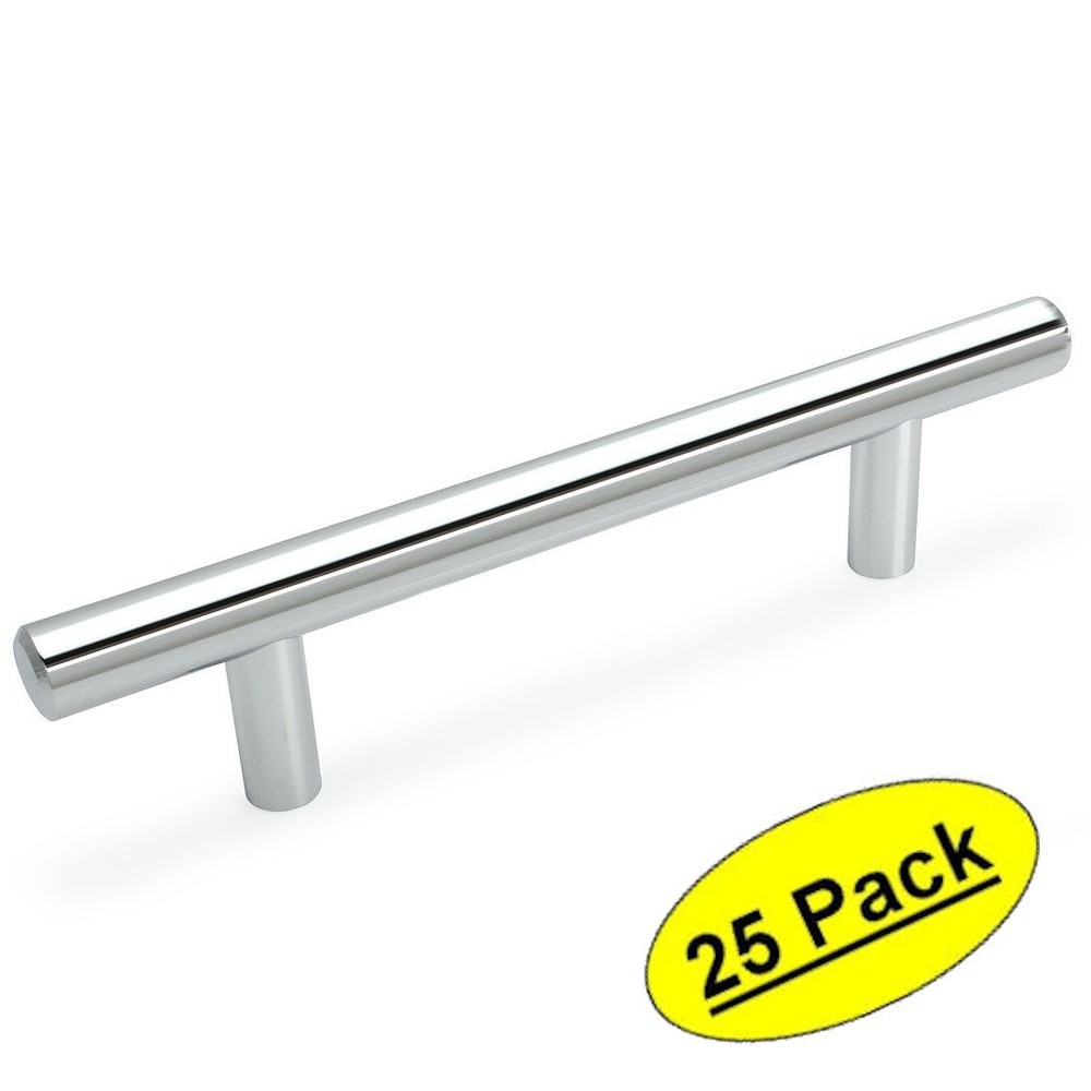 *25 Pack* Cosmas Cabinet Hardware Polished Chrome Bar Pull - #305-96CH
