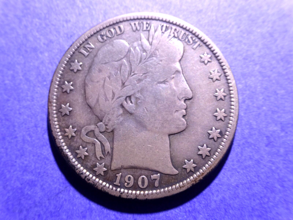 1907-O Barber Half  Fine