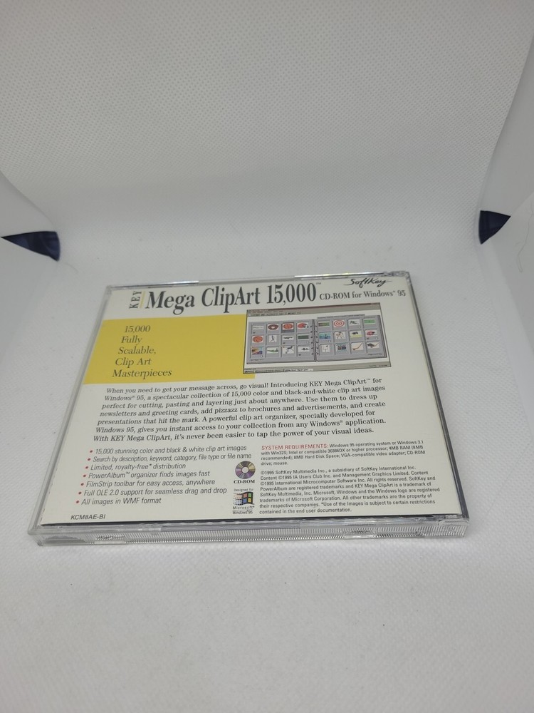 Key Mega Clip Art 15,000 PC Software