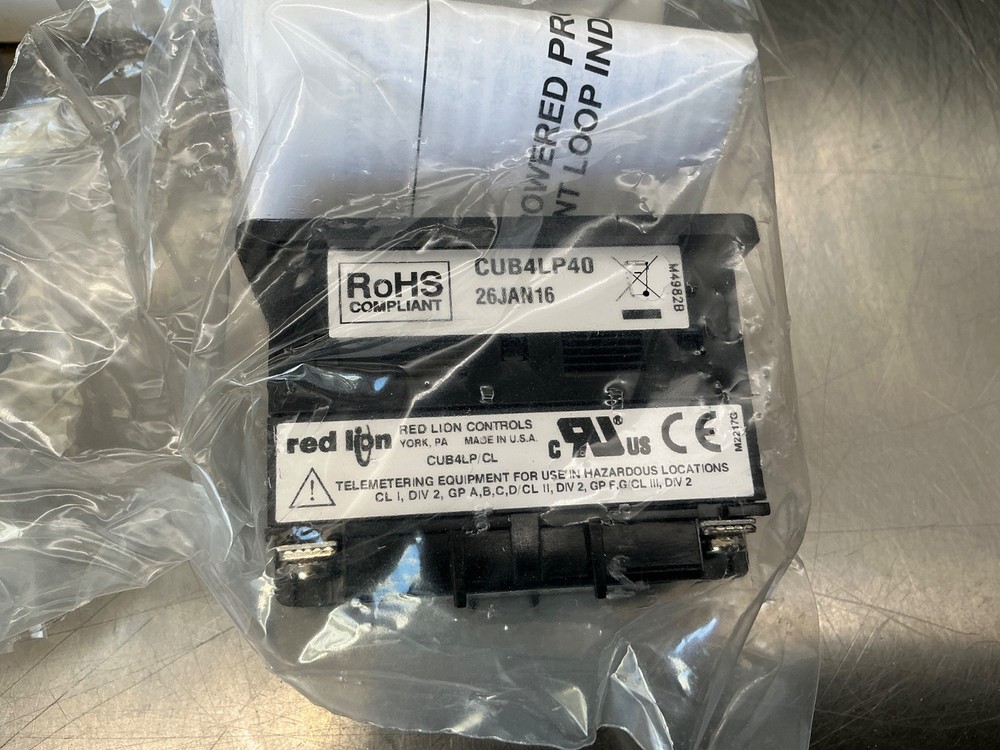 Red Lion CUB4LP40 Digital Panel Meter, Process, 3-1/2 Digits