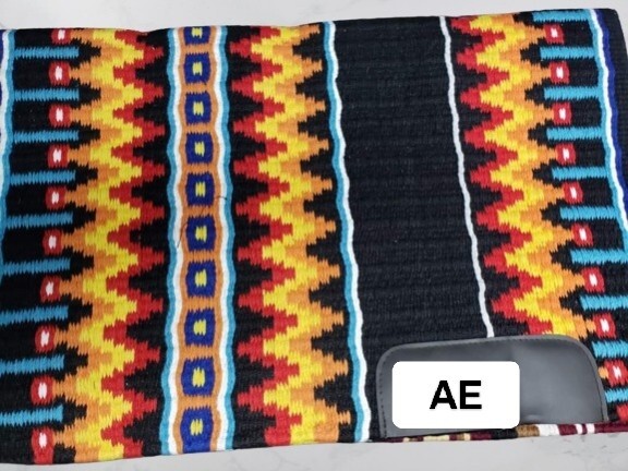 western Show wool saddle blanket Oversized 34*42