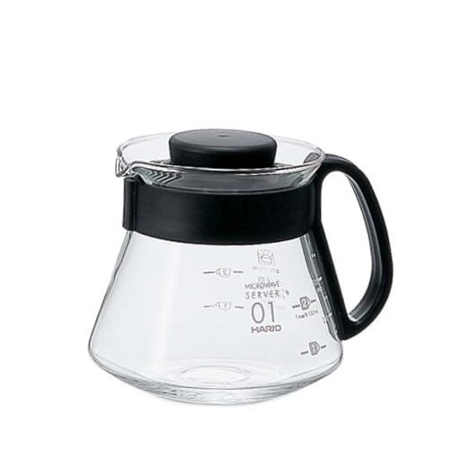 V60 Glass Range Coffee Server, Black 360ml