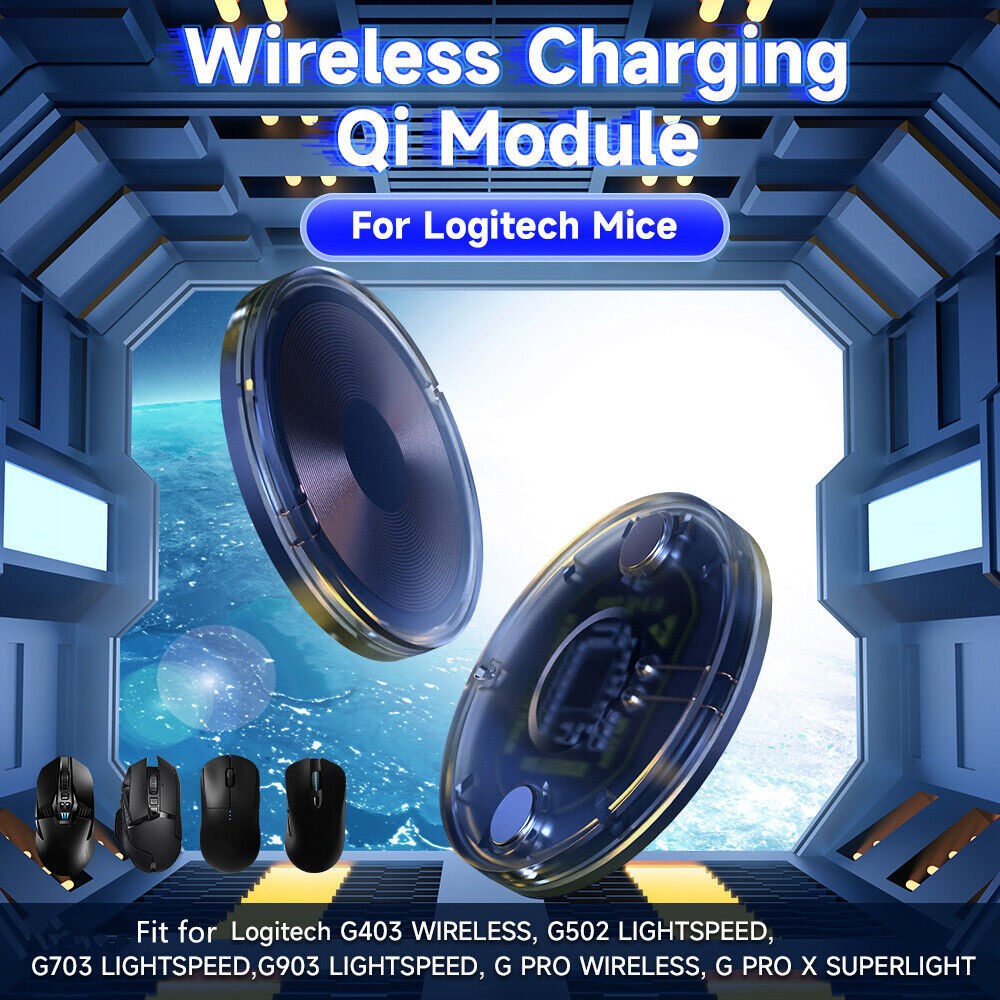 Wireless Magnetic Charging Receiver For Logitech Wireless Charging Module