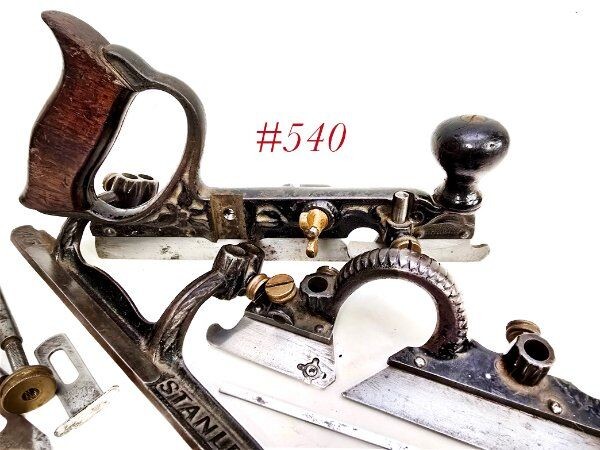 non notch STANLEY 45 PLOW COMBINATION PLANE v nice shape w slitter
