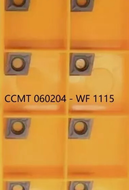 10 PCS  ORIGINAL  INSERTS    CCMT060204-WF 1115