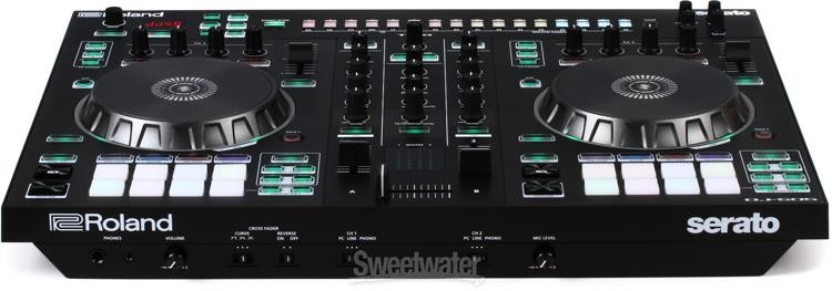 Roland DJ-505 2-deck Serato DJ Controller with Drum Machine
