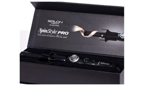 "JUST OPEN BOX" Salon Tech SpinStyle Pro Auto Curling Iron 1 inch