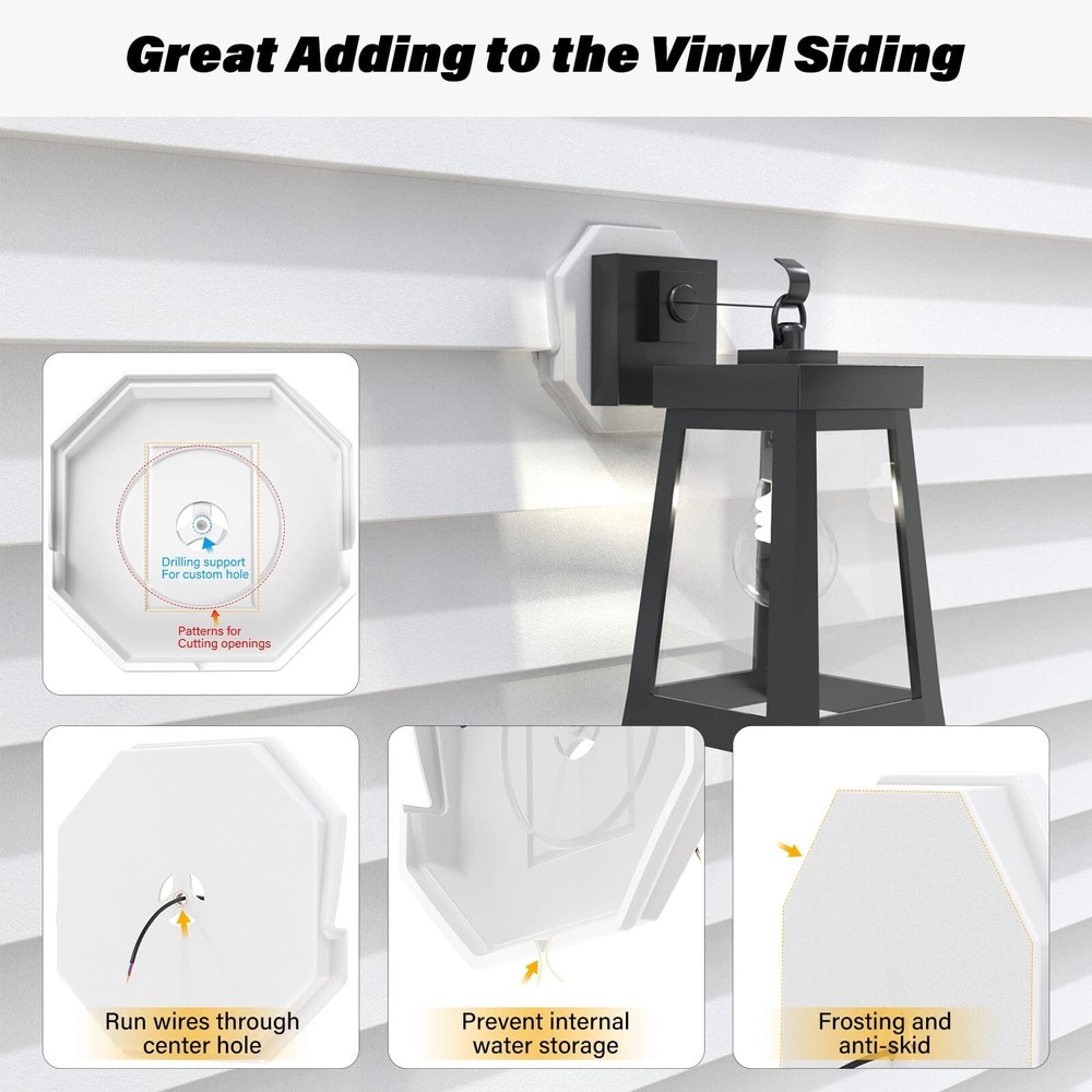 Vinyl Siding Mounting Blocks, Siding Mounting Kit, Siding Mounting Block, Sid...