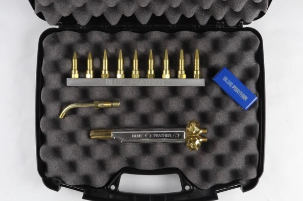Blue Feather Torch Straight Torch Kit + 9 Tips