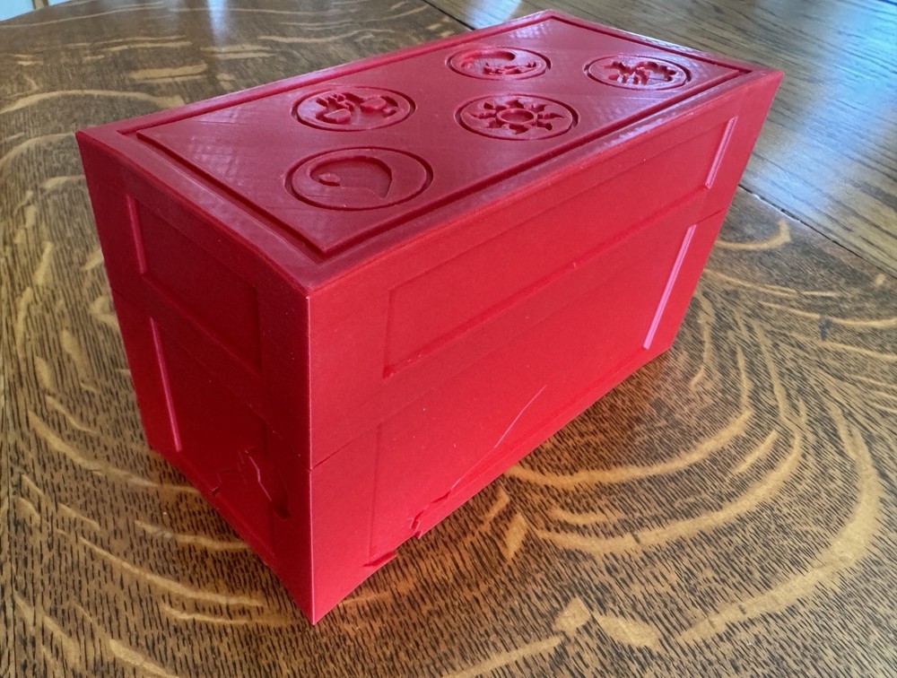 3D Printed Magic Deck Box - Holds Up to 3 Sleeved Commander Decks