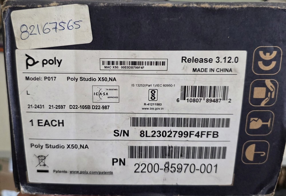 Poly Studio X50 All-In-One 4K Video Conference Collaboration System