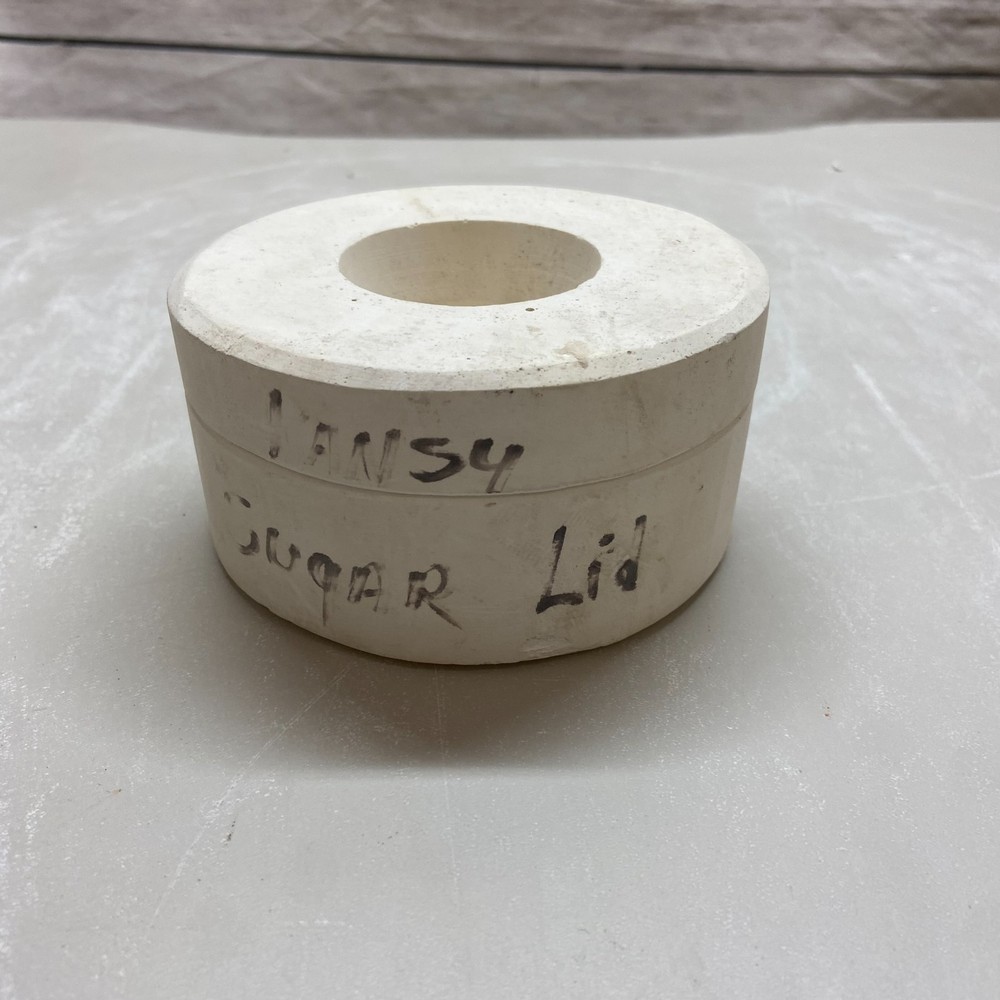 Ceramic Slip Casting Mold Pansy Sugar Bowl