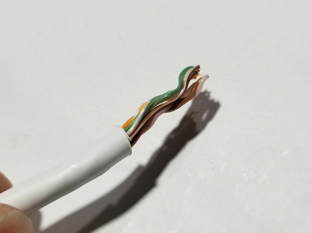 Commscope CS34P 23/4P Cat6 U/UTP WebTrak Plenum CMP Network Cable White /100ft