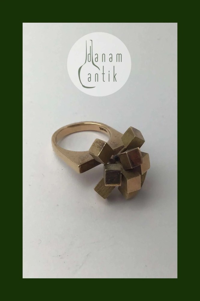Hans Hansen 14 Kt Gold Ring Modern