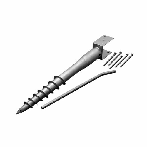 GROUND SCREW 580D-BK Silver MAYNE