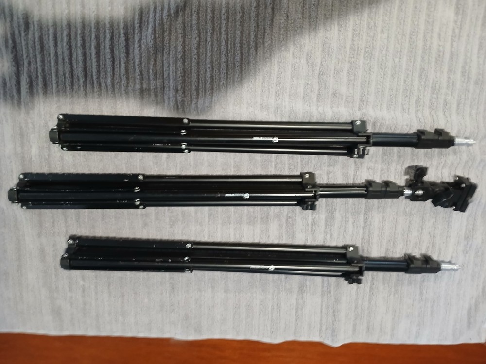 Aluminum Telescopic Camera Tripod Work, Camera, Light.