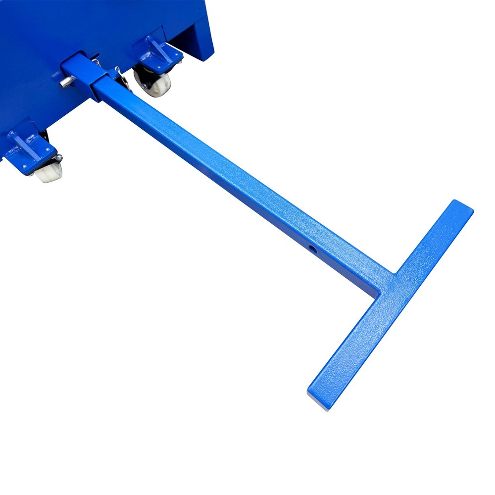 110V Electric 200L Iron Drum Rotator Mixer Industrial Variable Speed Drum Roller