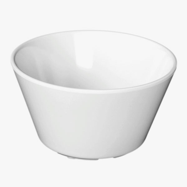 Thunder Group NS302W 1 Dozen 8oz White Melamine Bouillon Cups