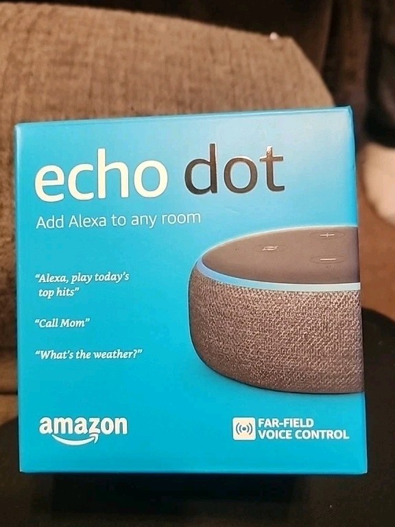 Echo Dot (3rd Gen) - Smart speaker with Alexa – Charcoal - Amazon Echodot