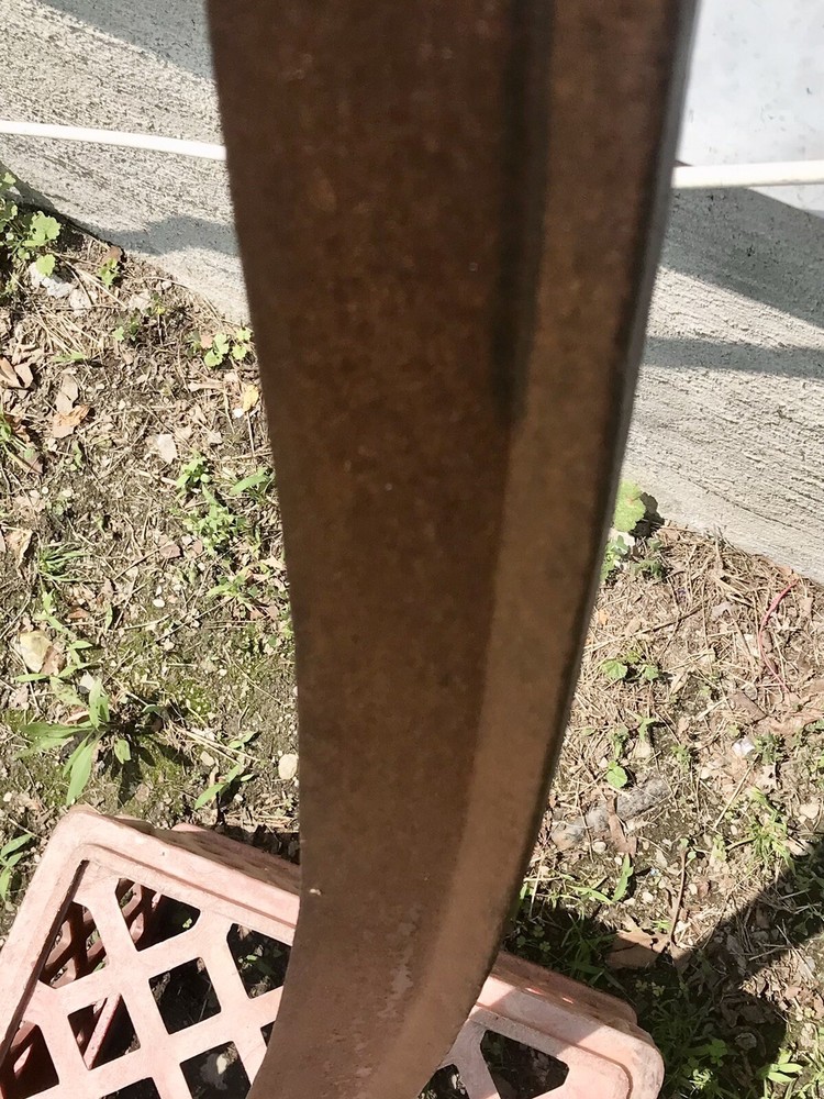 Antique Sickle Blade Cast Iron 47”Long Needs Sharpening