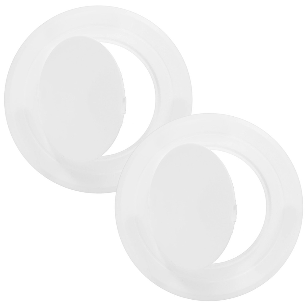 2-Pack Access Panel for Drywall, 3x3 Inch Round Plastic Removable [White]