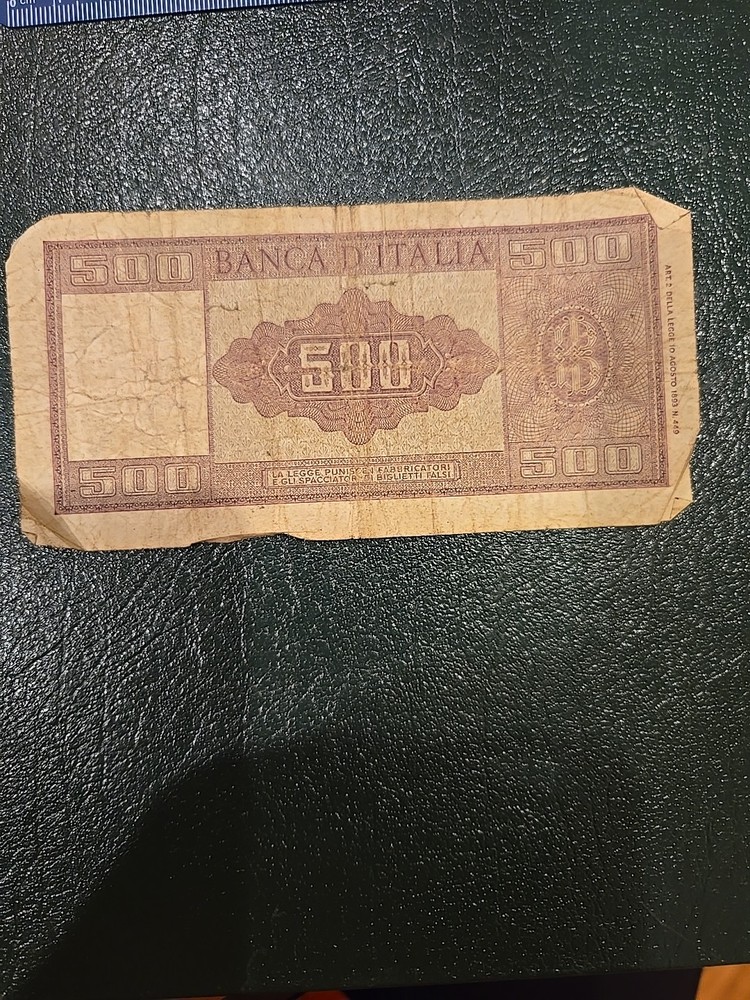Italy- 500 Lire