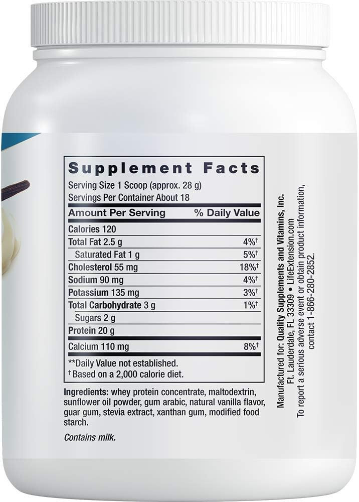 Life Extension Wellness Code Whey Protein Concentrate 500grams