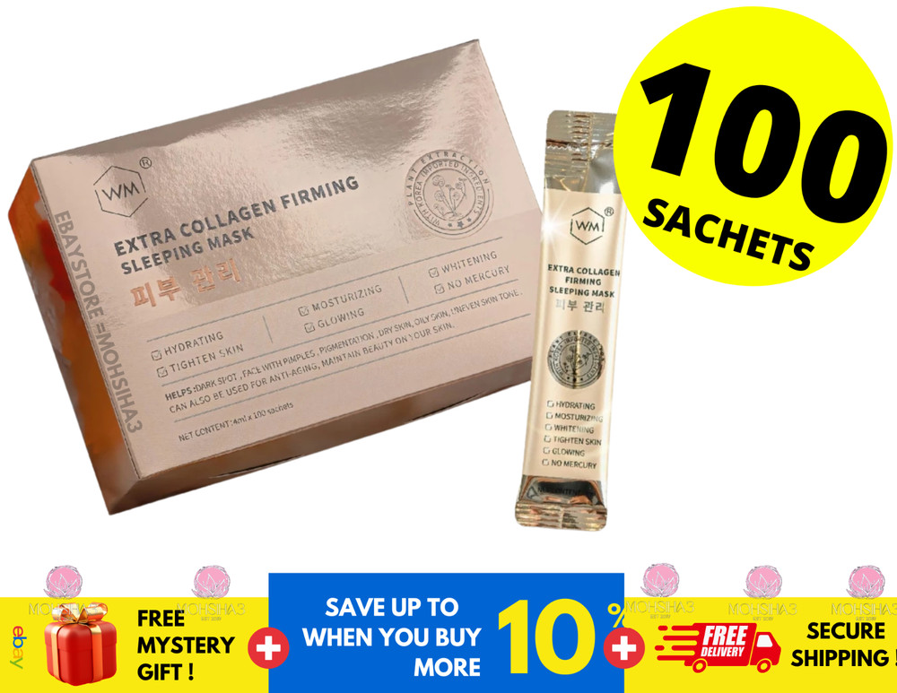 WM EXTRA COLLAGEN SLEEPING MASK 100 pcs