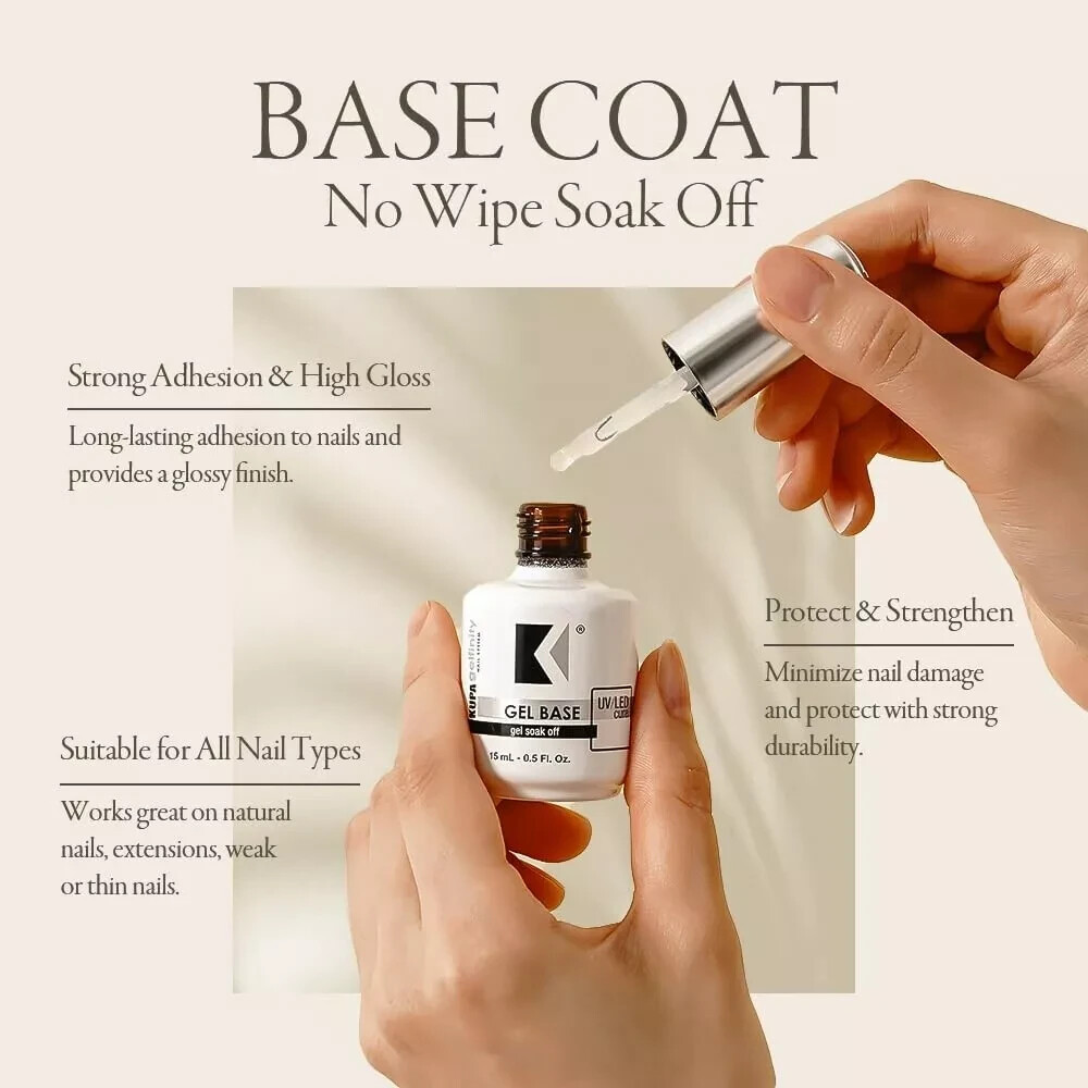 KUPA GelFinity Gel Basecoat Bundle 8oz+0.5oz