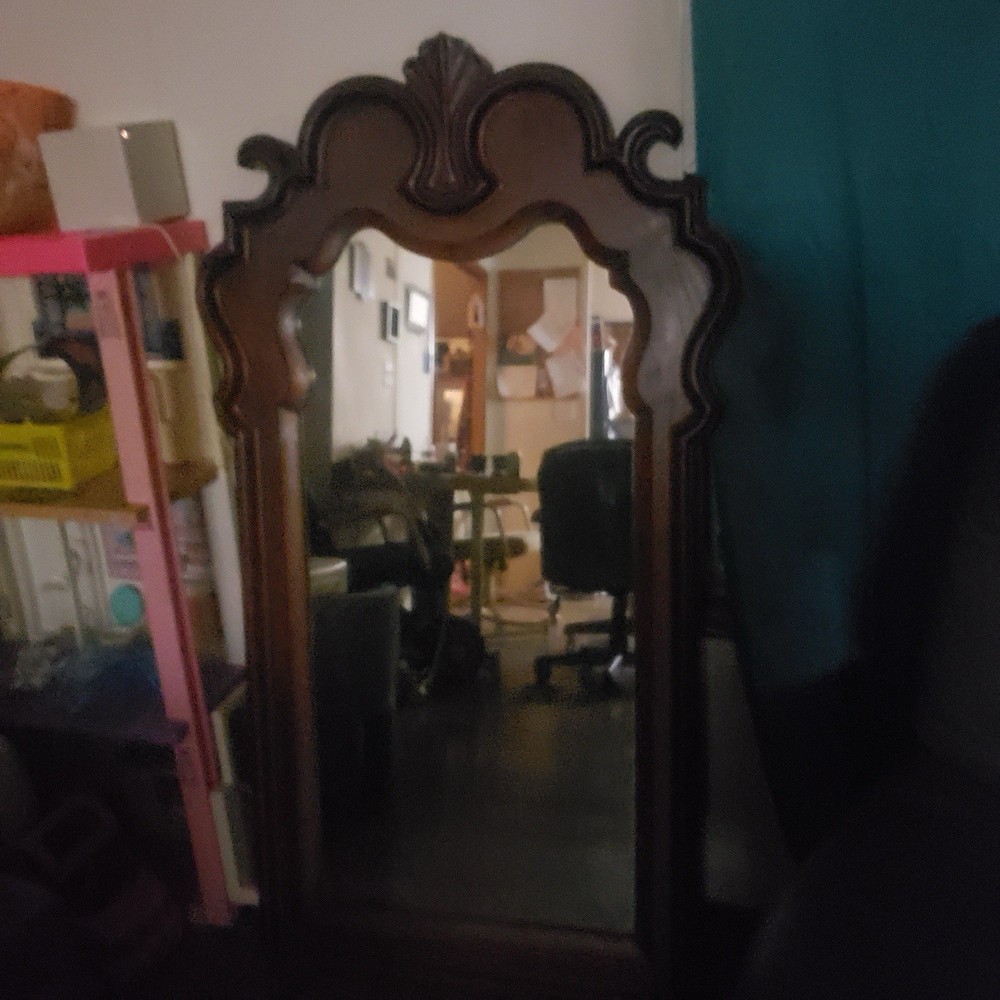 Antique Key Holder Mirror