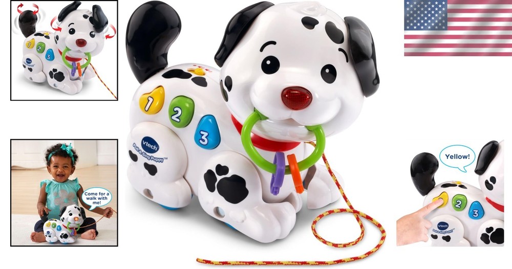 Interactive Pull and Sing Puppy Toy