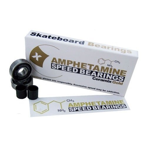 CERAMIC High-End Longboard Bearings AMPHETAMINE GOLD