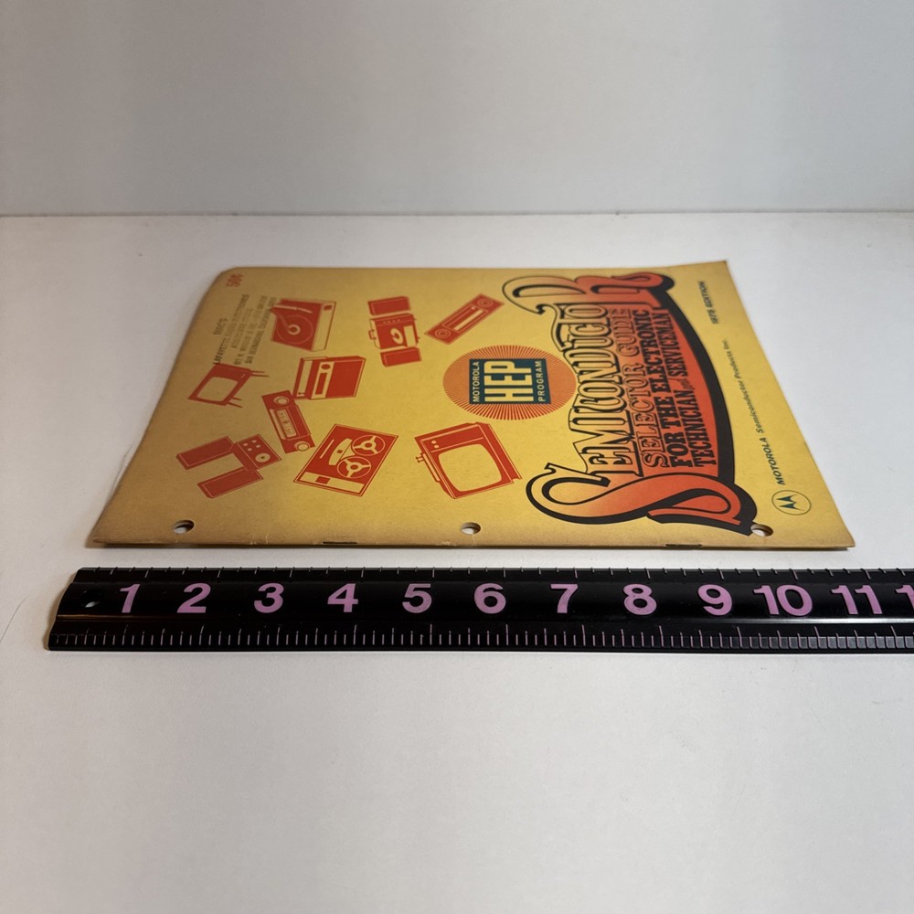 Motorola Cross Reference Semiconductor 1975 HEP Selector Guide