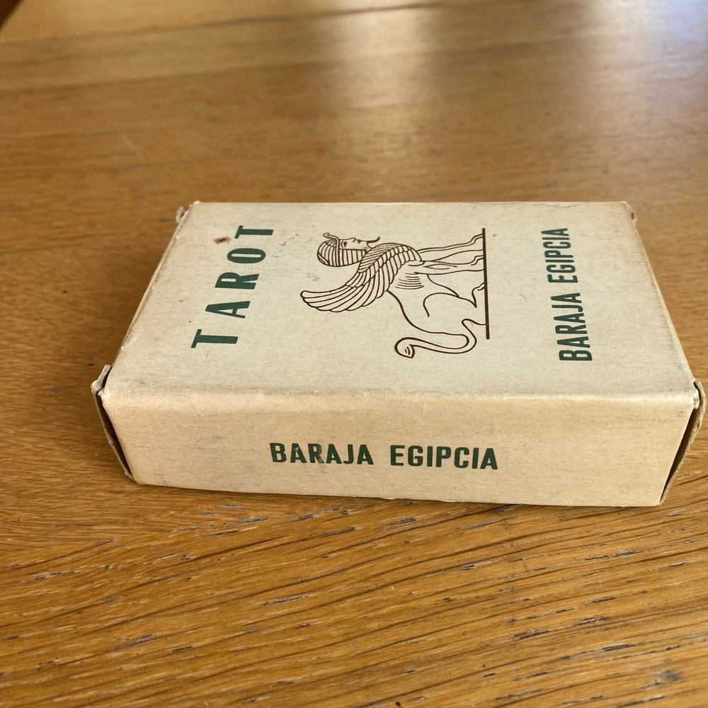Vintage Baraja Egipcia Tarot Deck