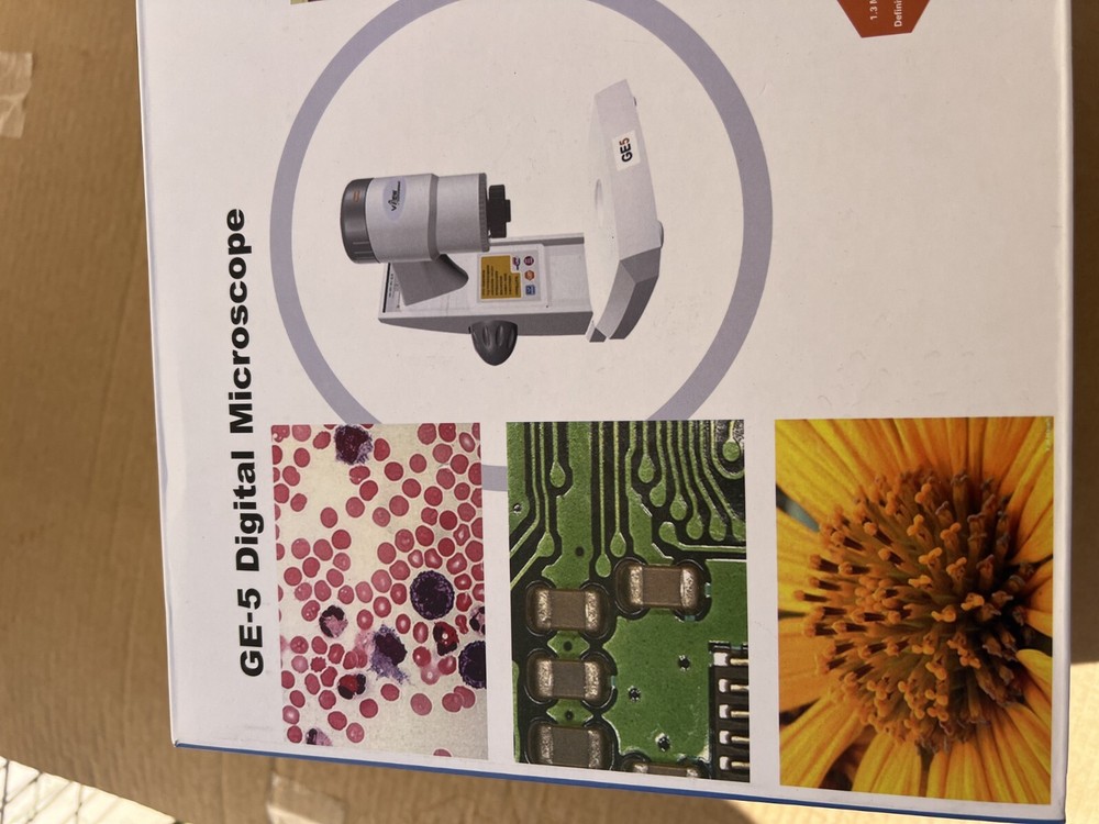 View Solutions GE-5 Digital Microscope High-Definition Image Old Stock NEW!