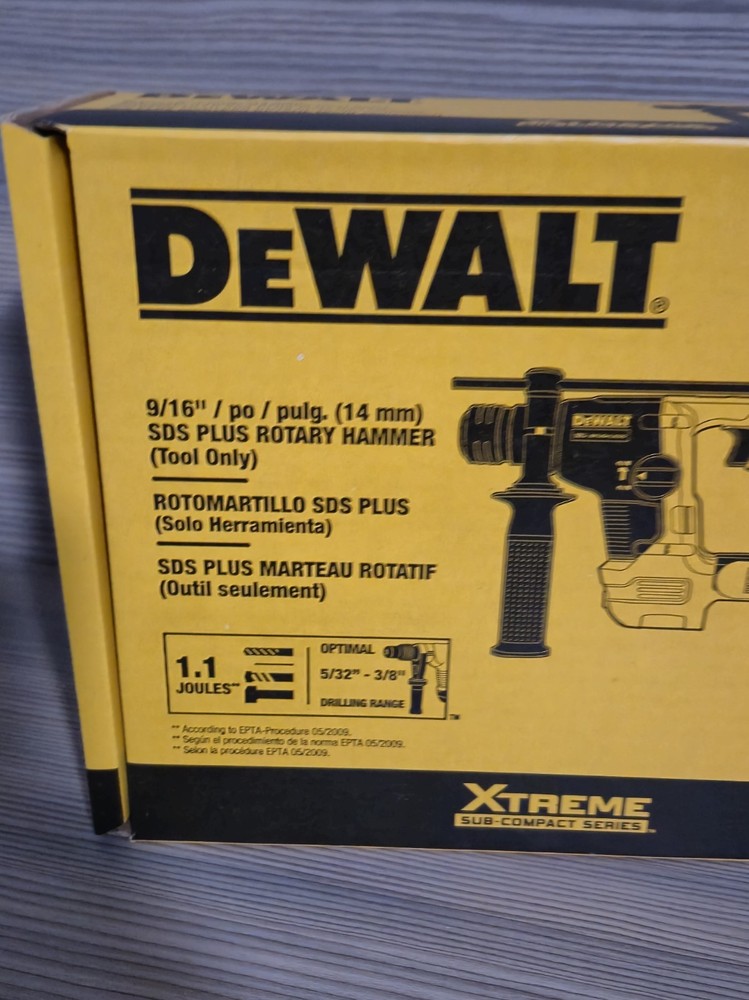 DEWALT XTREME 12V Max SDS-plus Cordless Rotary Hammer Drill DCH072B Tool Only