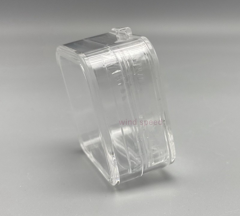 10Pcs Hinged Display Box Clear Membrane storage Boxes Denture False Teeth Case