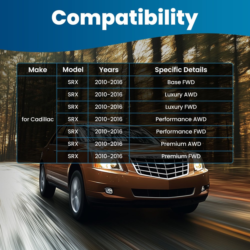 Suspension 2pcs Front Lower Control Arm Left & Right for 2010-2016 Cadillac SRX