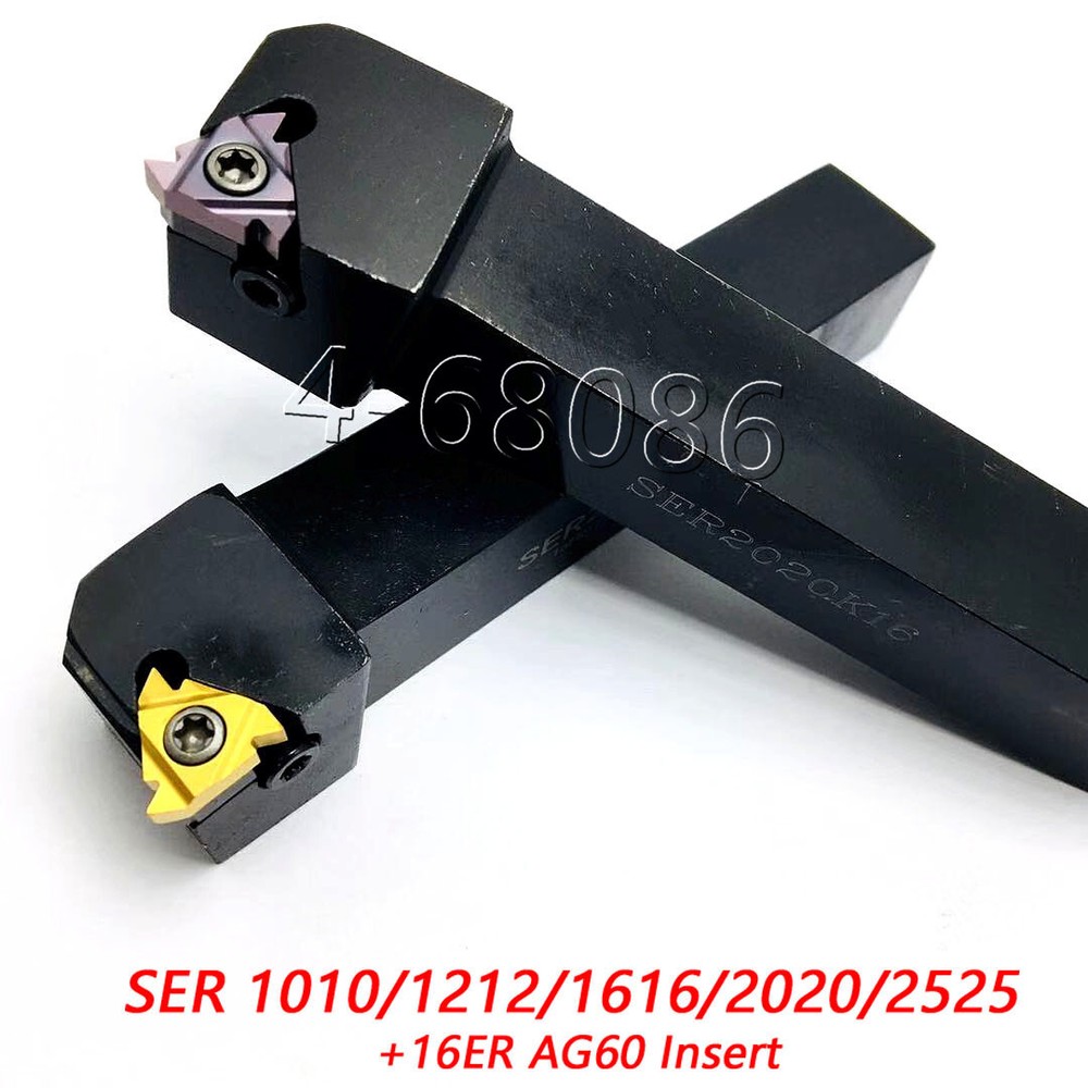 SER1212H16 thread holder external tool+16ER AG60 threading insert carbide insert