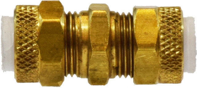Union, Poly-Flo, 3/8", Flareless, Brass 20244