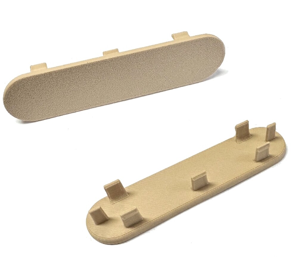 For 1997-2004 C5 Corvette Light Oak Tan Door Panel Access Plug Insert Covers 2pc