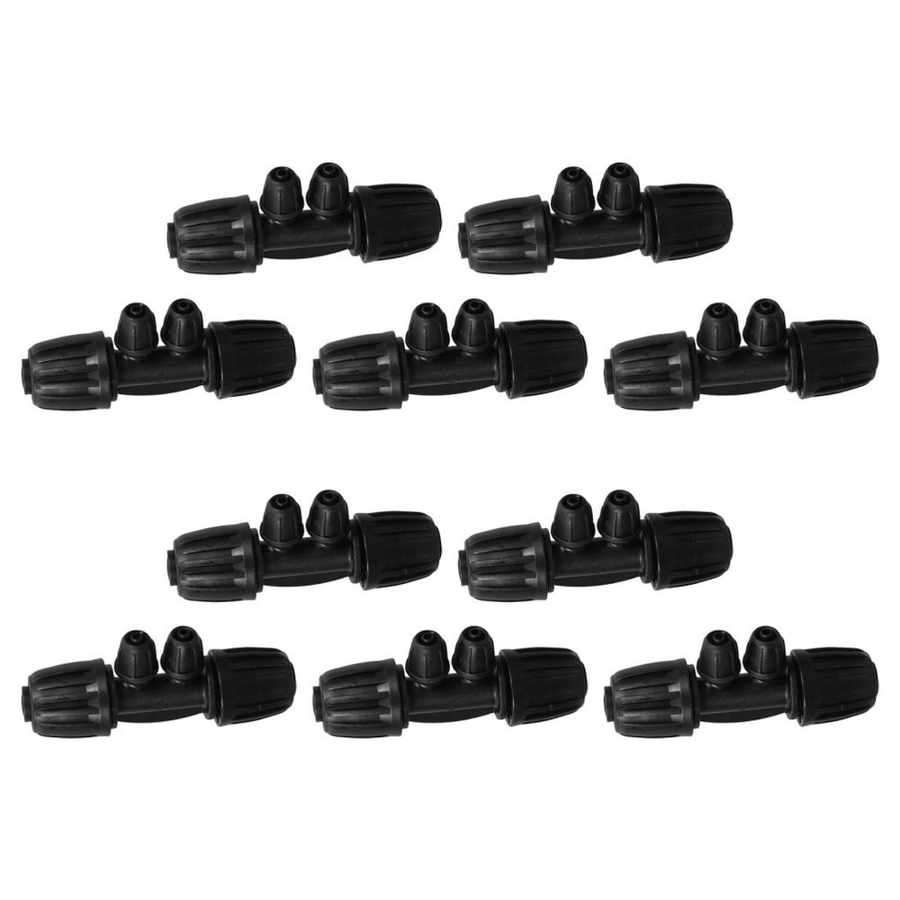 10 Pcs Drip Irrigation Barbed Connectors Coupling Coupler Fitting