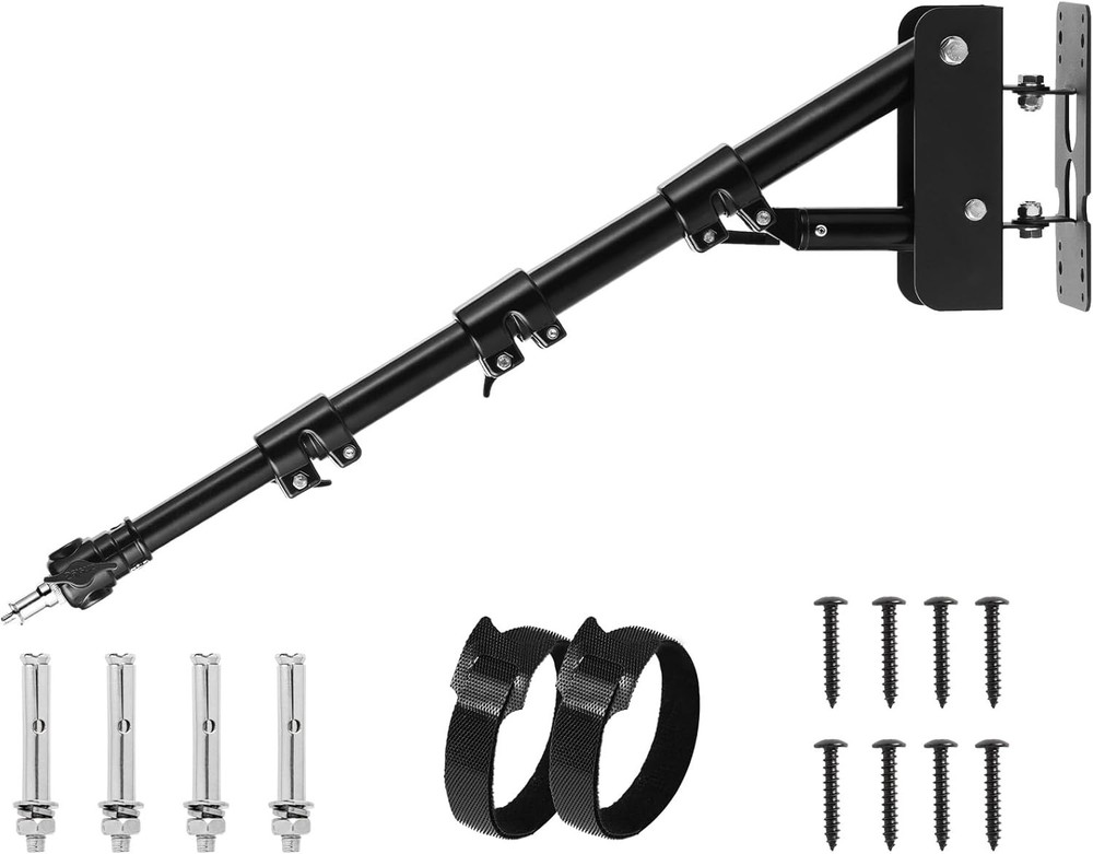 Wall Mount Triangle Boom Arm 39.37" for Studio