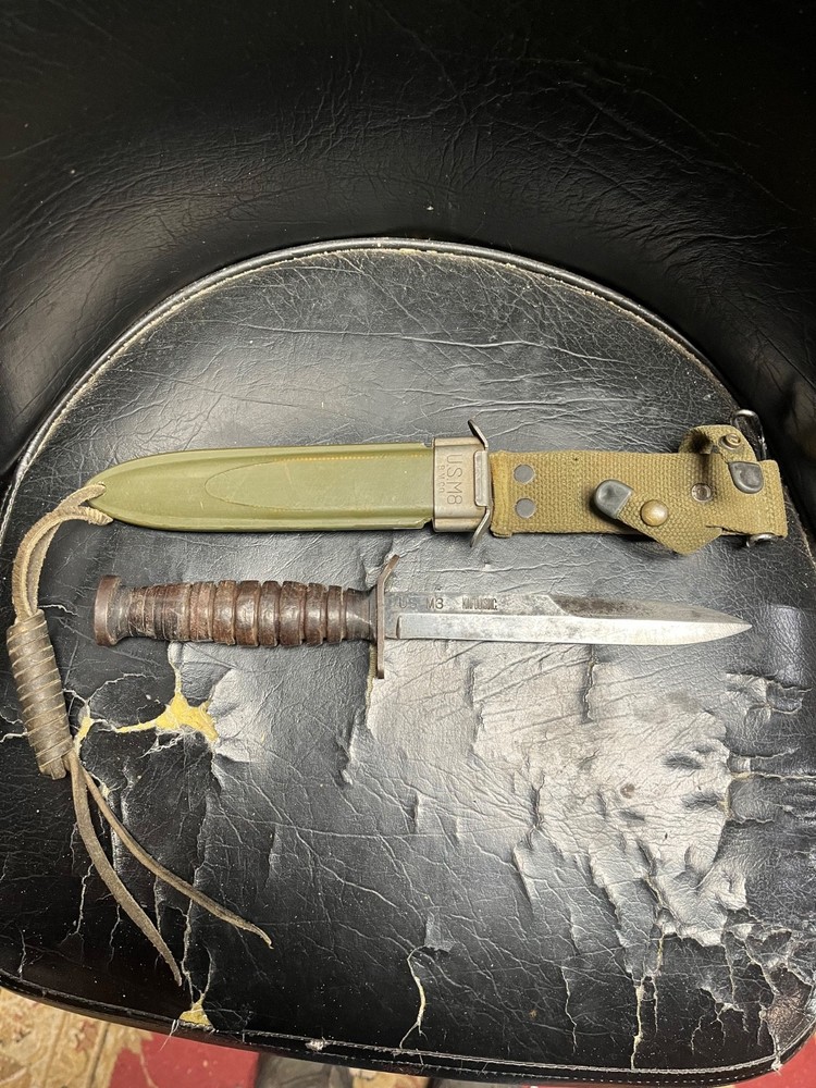 WW2 M3 Kinfolks blade marked knife