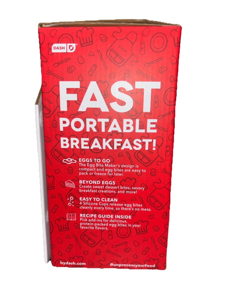 Dash Egg Bite Maker Red