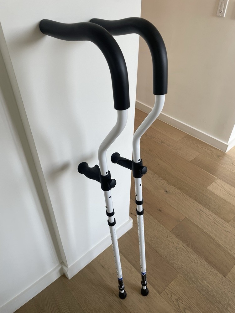 Premium Ergonomic Forearm Crutches Used Only One Time